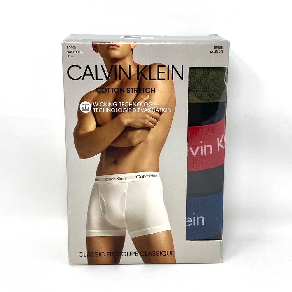 💖MEGA SALE💖Calvin Klein NB2615914 3-pack cotton Trunk Men’s Underwear - Picture 5 of 7